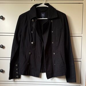GAP Women's Classic Black Pea Coat